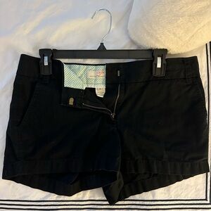 J.Crew black classic chino shorts- 3 inch inseam